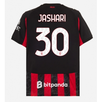 AC Milan Ardon Jashari #30 Maglia Gara Casa Repliche 2025-26 Maniche Corte